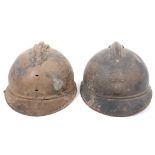 WW1 French Infantry Adrian Pattern Steel Helmet