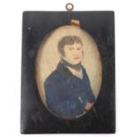 Georgian Period Miniature Portrait of Naval Officer?