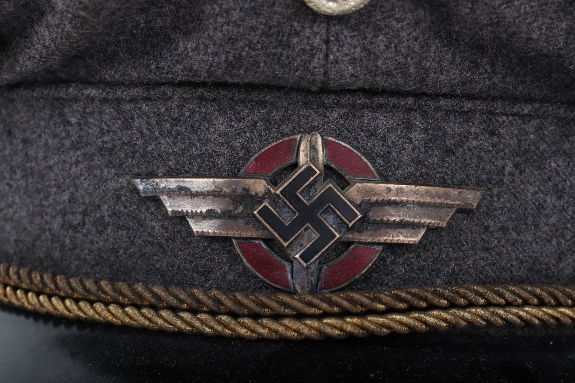 Third Reich Deutsche Luftsportverband (D.L.V) Leaders Peaked Cap - Bild 2 aus 8