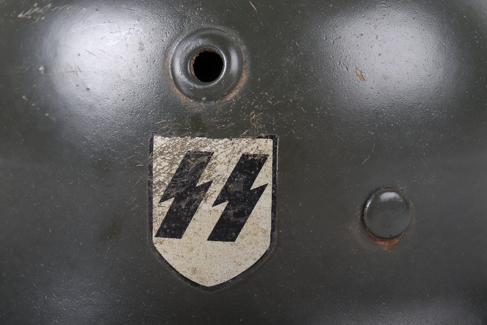 Waffen-SS Double Decal Lightweight Parade Helmet - Image 5 of 8