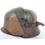 German M-16 Steel Helmet with Brow Plate (Stirnpanzer)