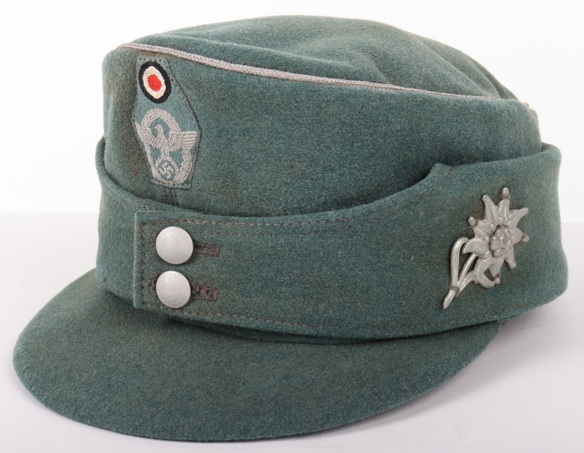 Third Reich Police Officers M-43 Cap - Bild 2 aus 5
