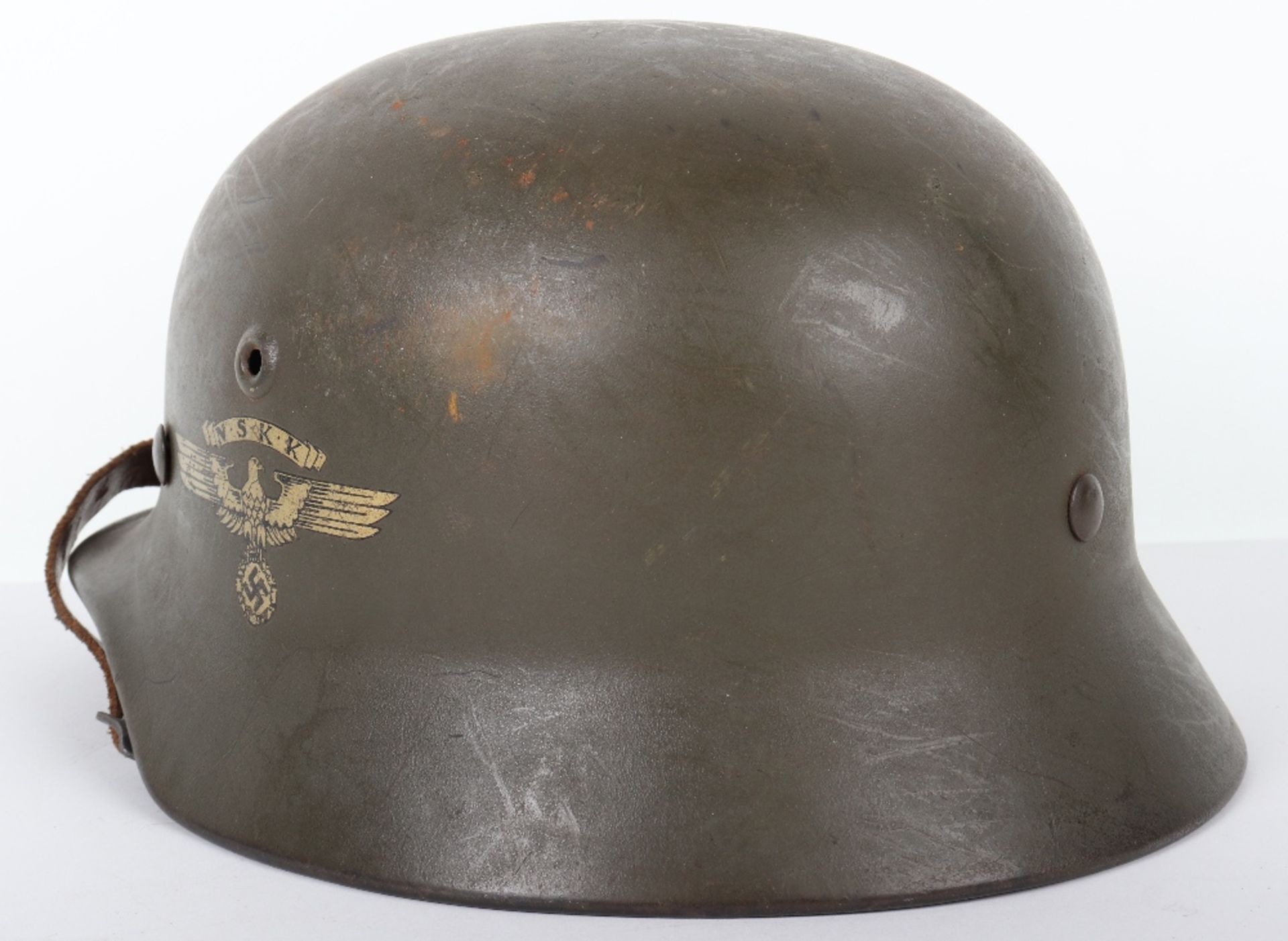 Third Reich NSKK Double Decal Steel Combat Helmet - Bild 4 aus 10