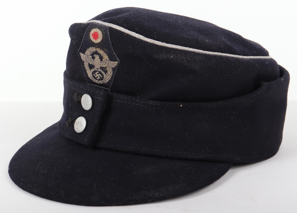 Third Reich Police Officers M-43 Cap - Image 2 of 5