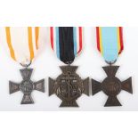 3x Imperial German Medals