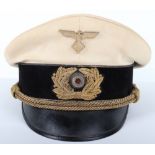 Third Reich TENO Leaders Summer Pattern Peaked Cap