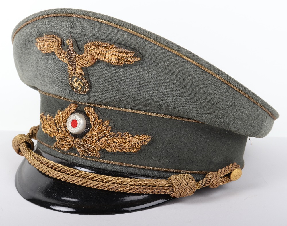 Third Reich Diplomatic Corps Leaders Peaked Cap - Image 2 of 5