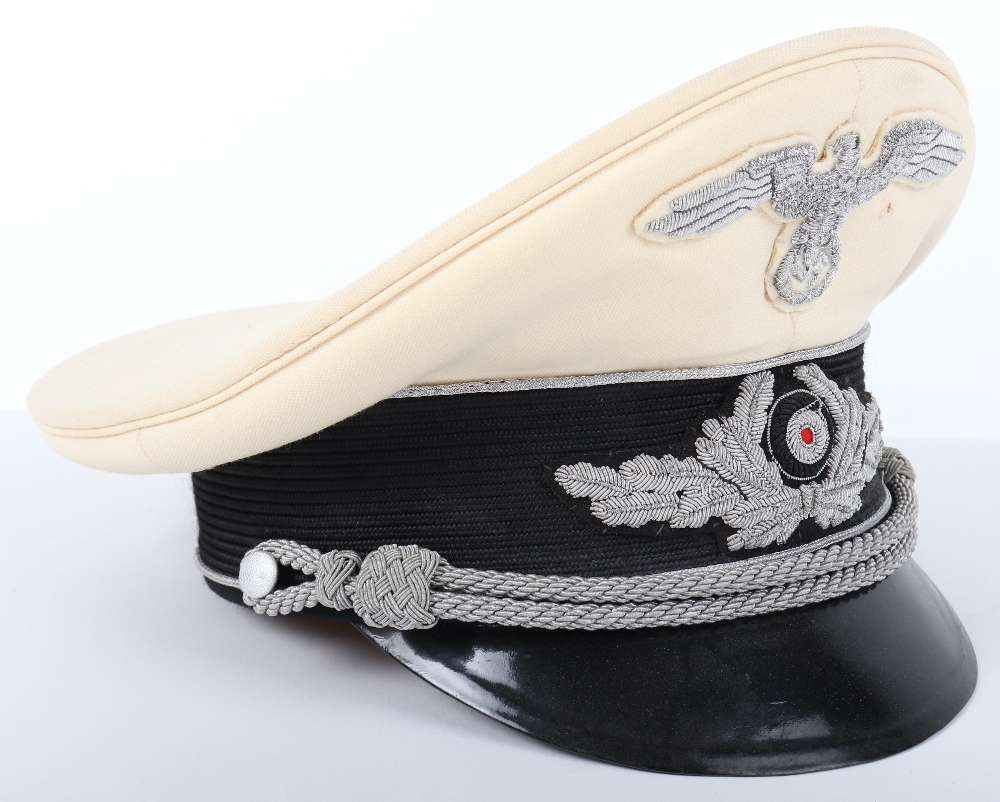 Third Reich Diplomatic Officials Summer Pattern Peaked Cap - Image 3 of 5