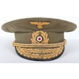 Kriegsmarine Tropical Pattern Admirals Peaked Cap