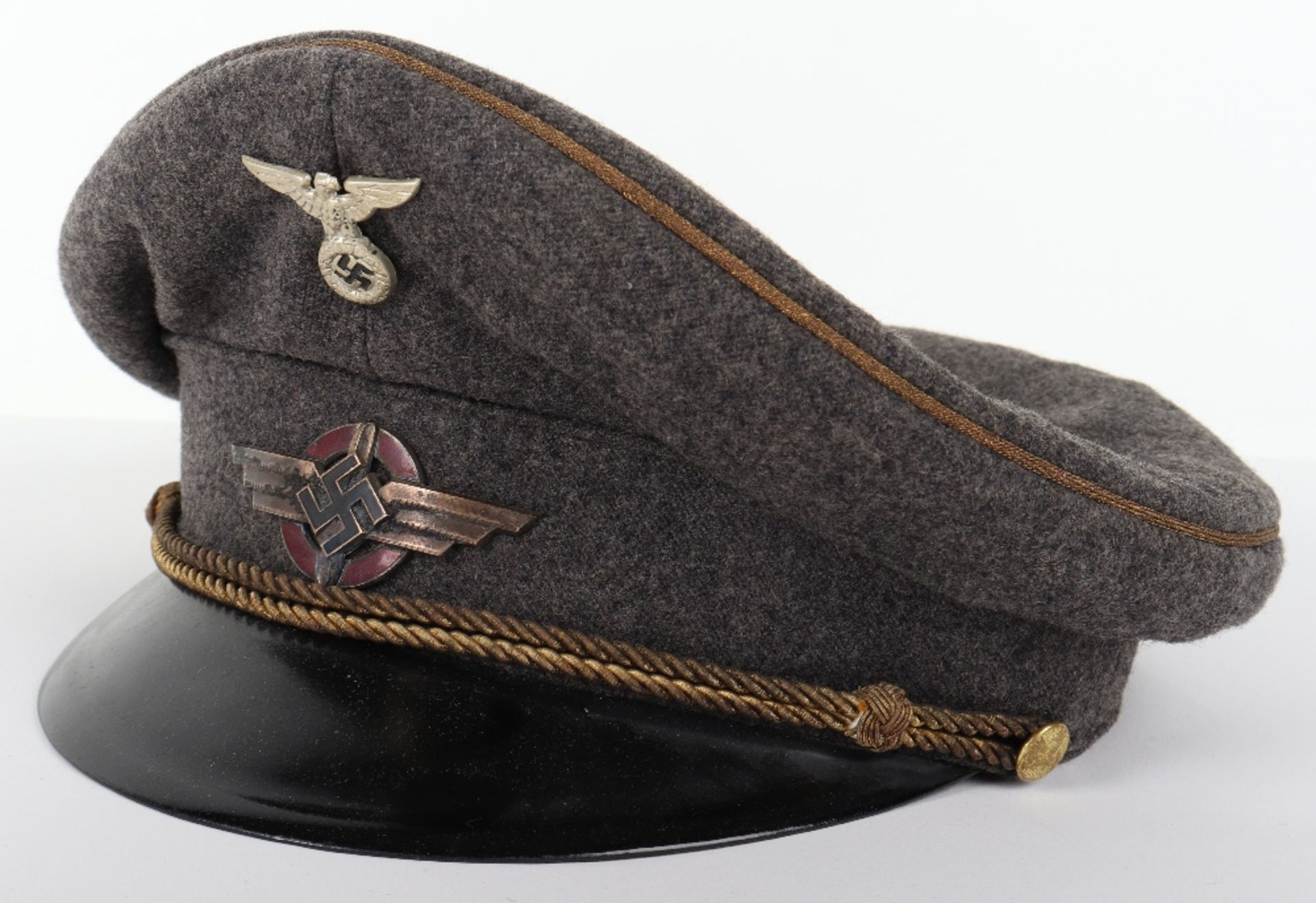 Third Reich Deutsche Luftsportverband (D.L.V) Leaders Peaked Cap - Bild 4 aus 8