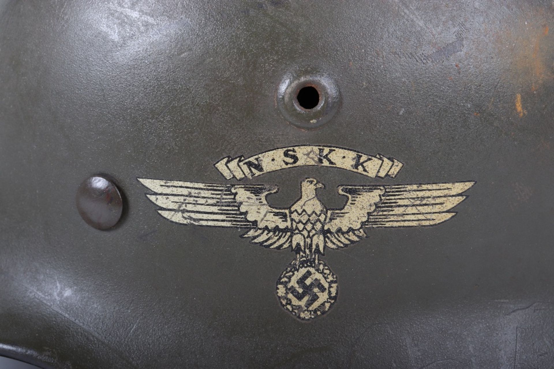 Third Reich NSKK Double Decal Steel Combat Helmet - Bild 5 aus 10