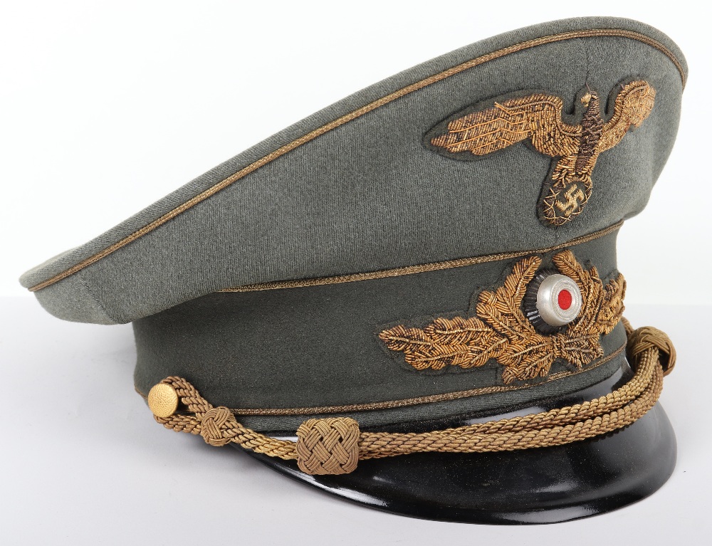 Third Reich Diplomatic Corps Leaders Peaked Cap - Image 3 of 5