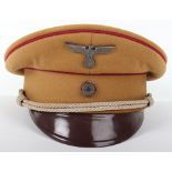 Third Reich NSDAP Gauleiter Peaked Cap
