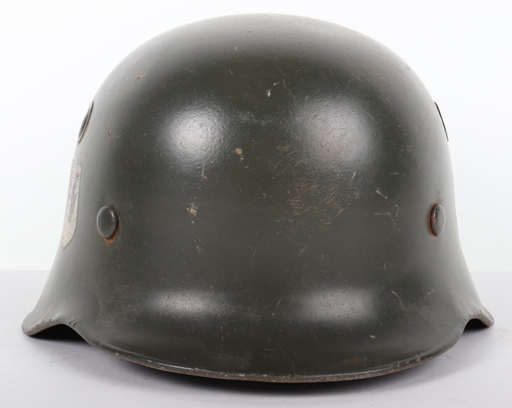 Waffen-SS Double Decal Lightweight Parade Helmet - Image 7 of 8