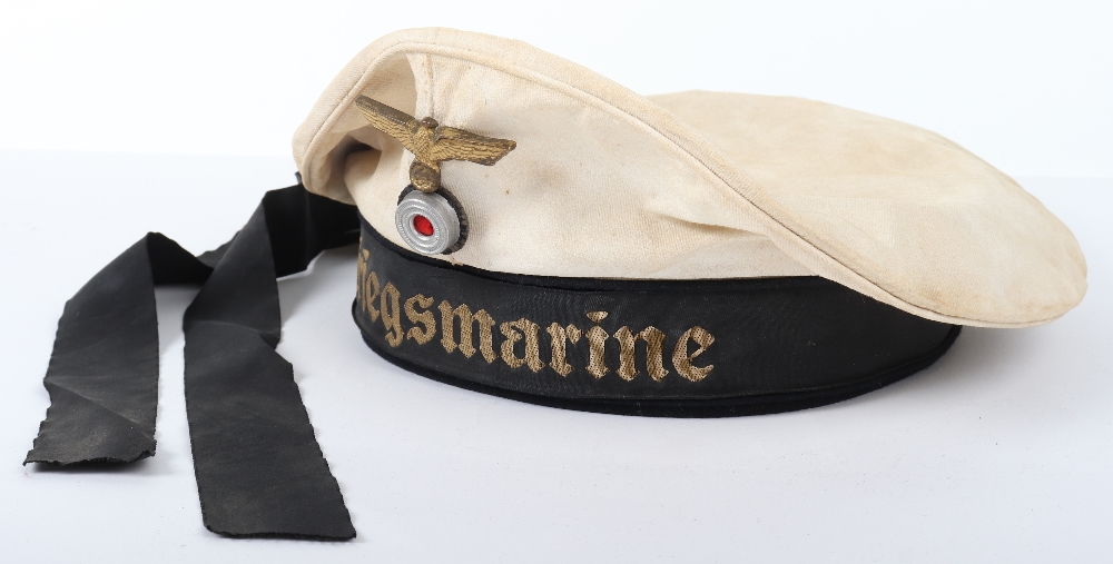 German Kriegsmarine Other Ranks “Donald Duck” Cap - Image 2 of 5