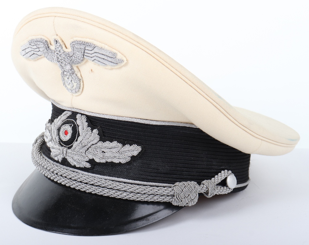 Third Reich Diplomatic Officials Summer Pattern Peaked Cap - Image 2 of 5