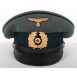 Kriegsmarine Coastal Artillery NCO’s Peaked Cap