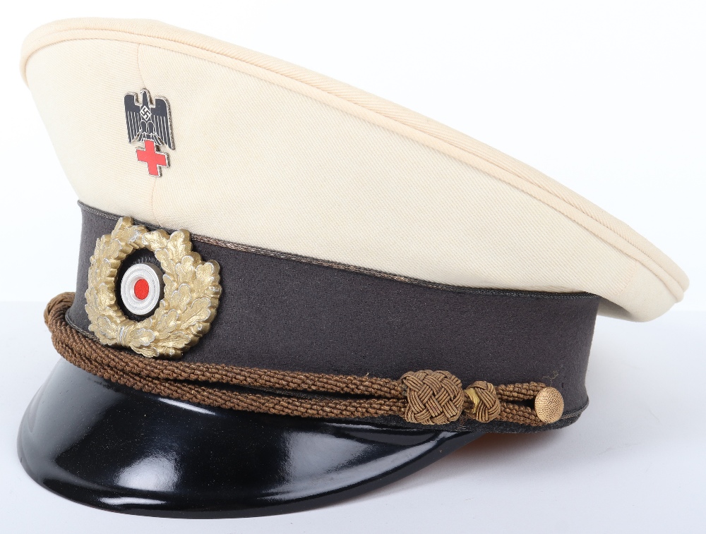 German Red Cross D.R.K (Deutsche Rotes Kreuz) Leaders Peaked Cap - Image 2 of 5