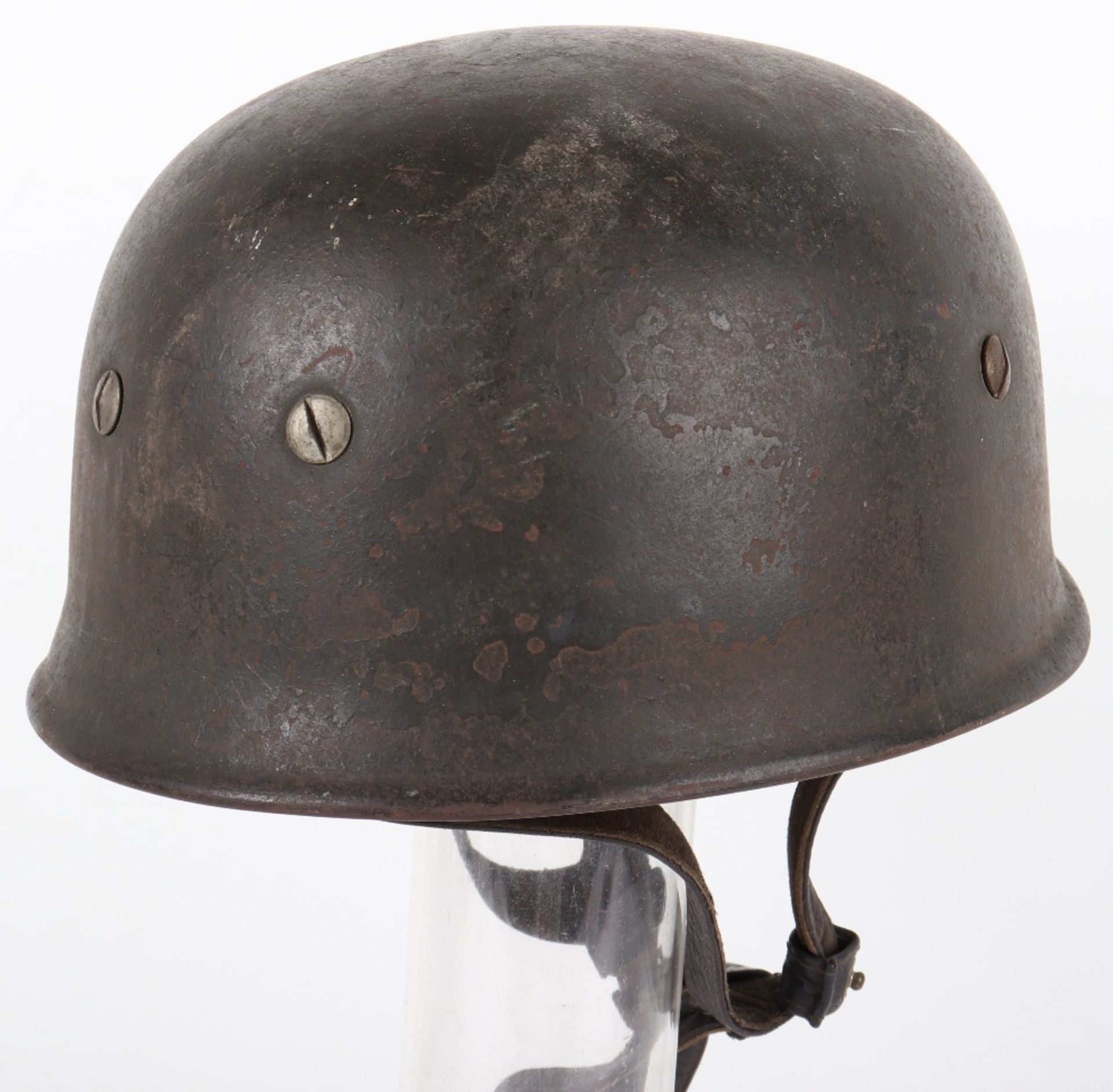 German Luftwaffe Paratroopers Steel Combat Helmet - Bild 4 aus 8