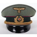 German Army Judicial Generals Visor Cap
