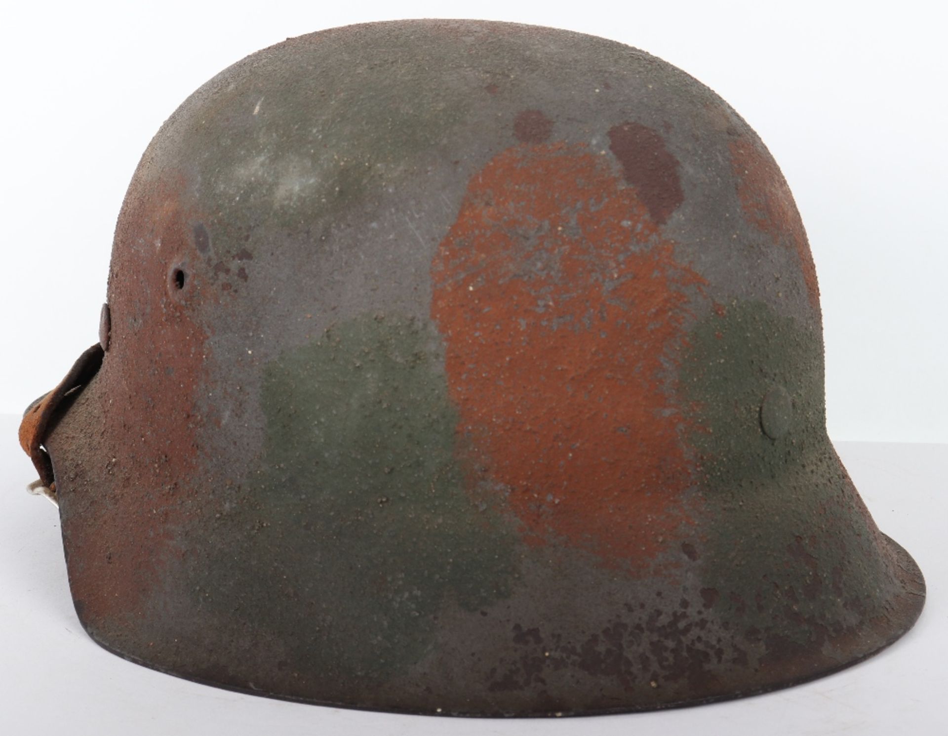 German Army Camouflaged Steel Combat Helmet - Bild 4 aus 9
