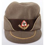 Third Reich RAD Labour Service Leaders Cap