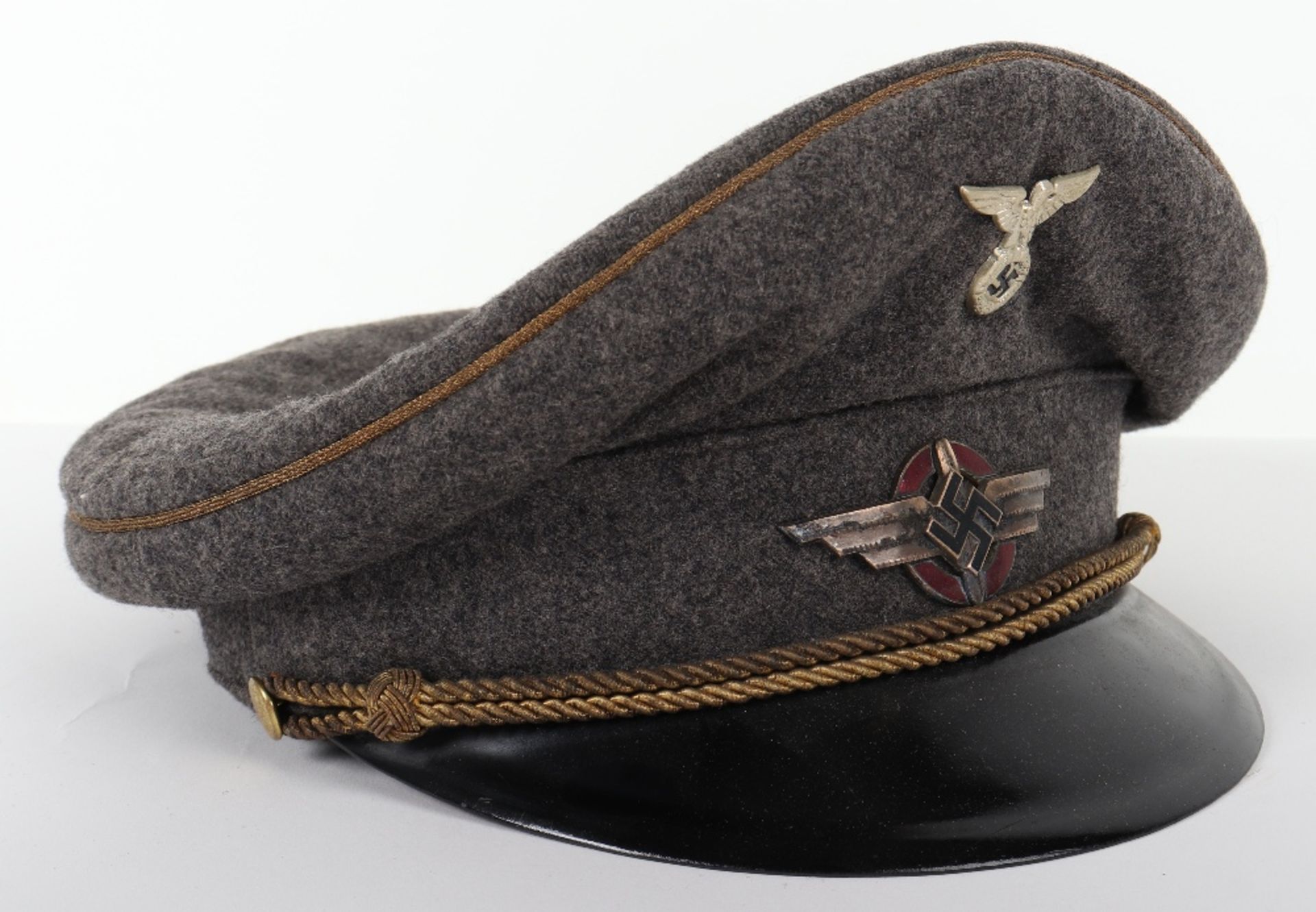 Third Reich Deutsche Luftsportverband (D.L.V) Leaders Peaked Cap - Bild 5 aus 8