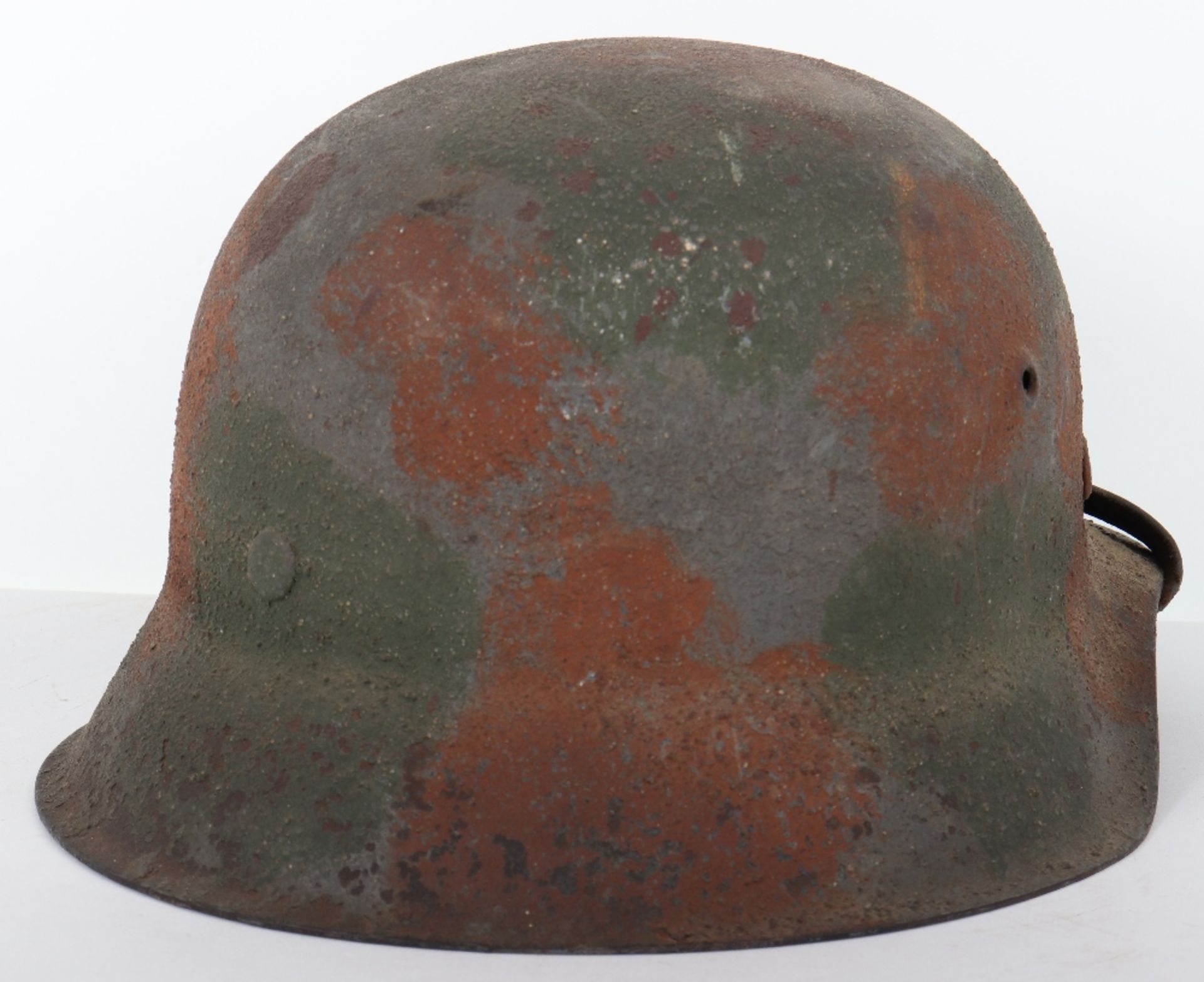 German Army Camouflaged Steel Combat Helmet - Bild 3 aus 9