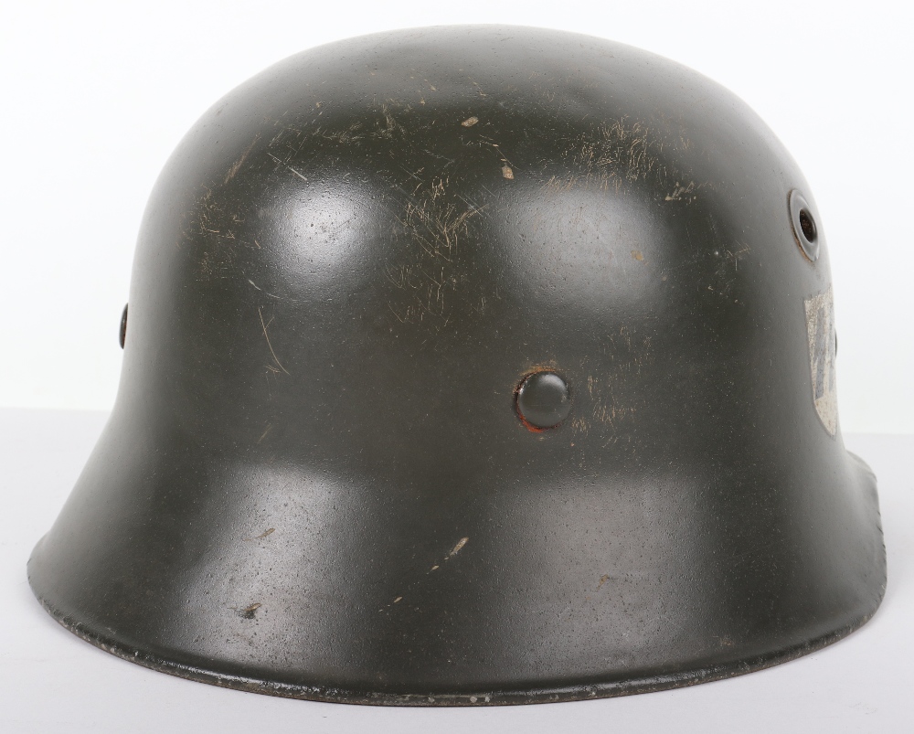 Waffen-SS Double Decal Lightweight Parade Helmet - Image 2 of 8