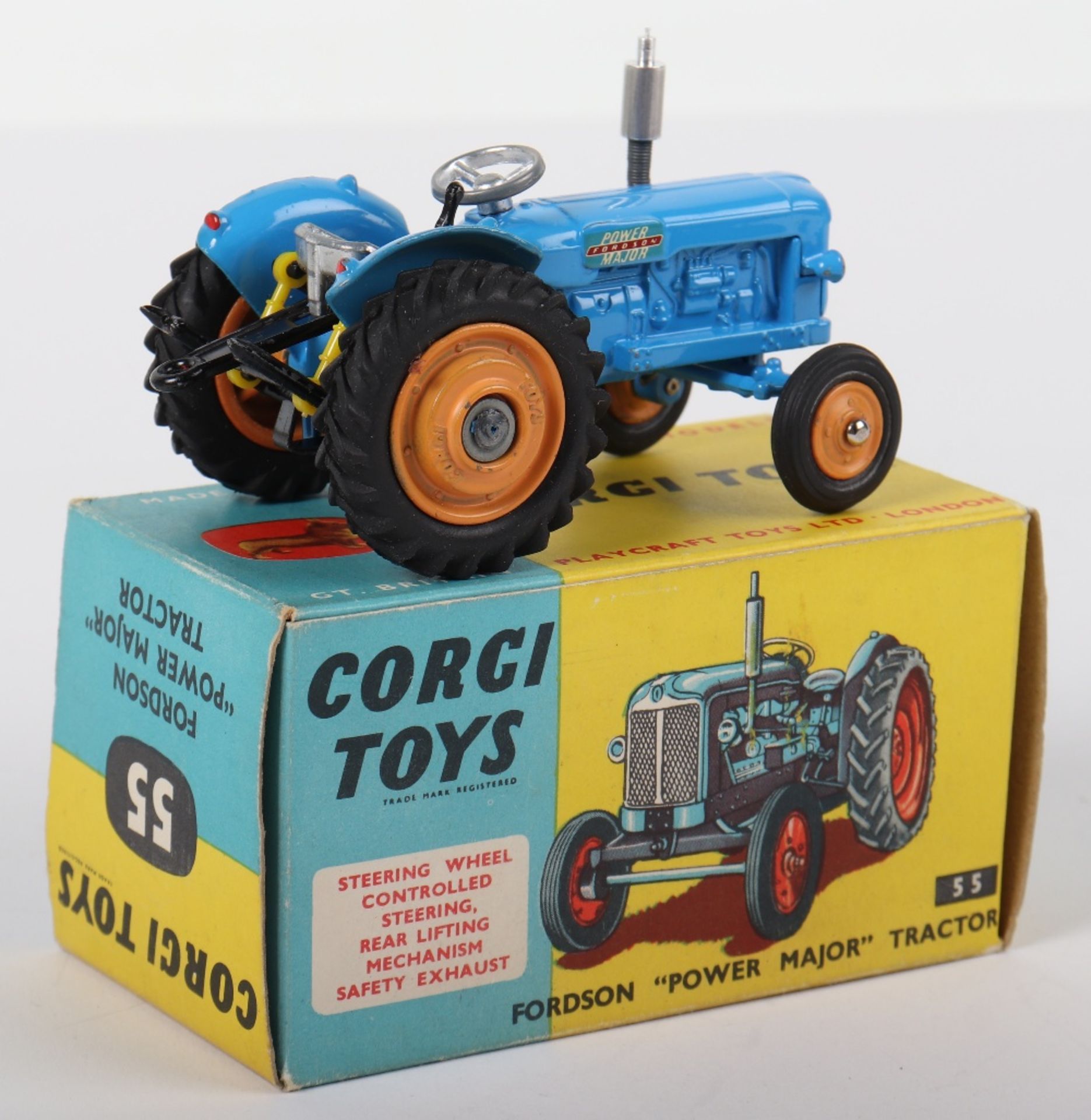 Boxed Corgi Toys 55 Fordson “Power Major” Tractor - Bild 3 aus 3