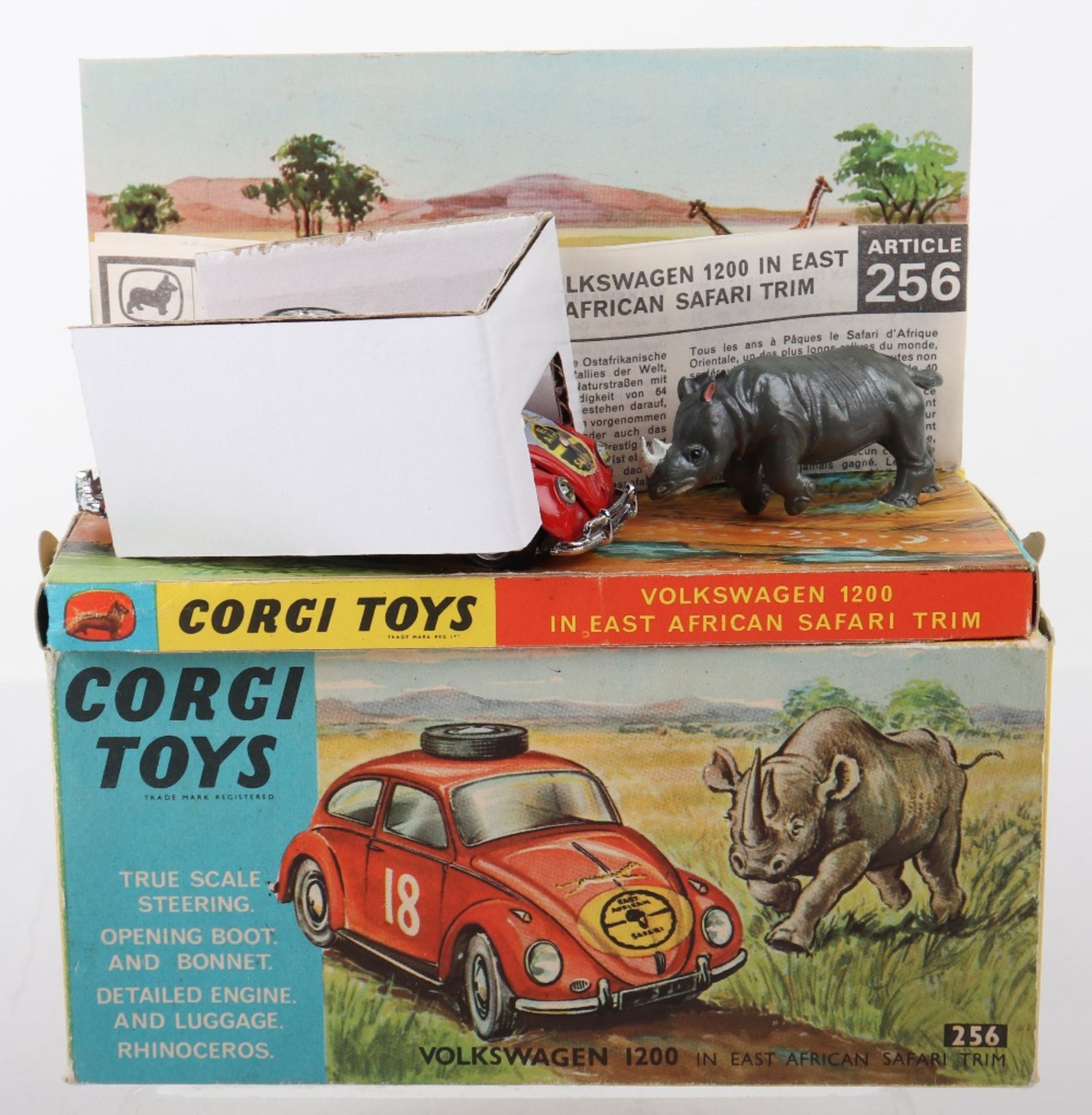 Corgi Toys 256 Volkswagen 1200 in East African Safari Trim - Bild 9 aus 9