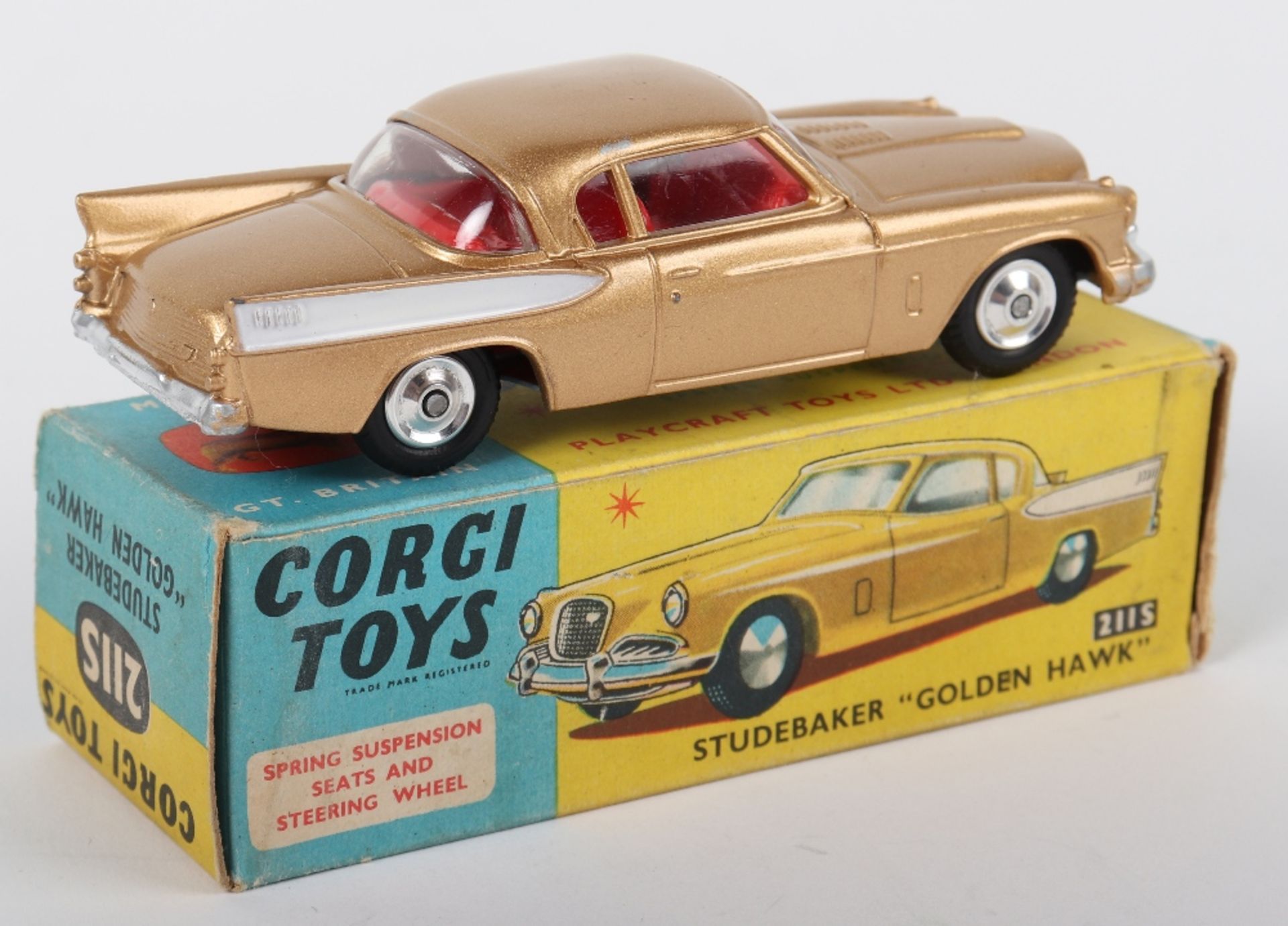 Corgi Toys 211S Studebaker “Golden Hawk” - Bild 2 aus 2