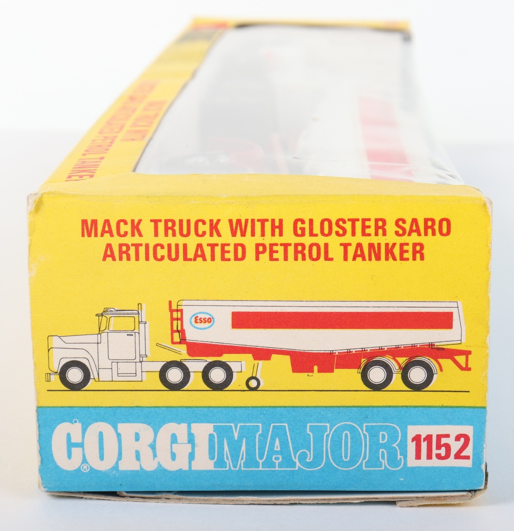 Corgi Major Toys 1152 Mack truck with Gloster Saro Articulated Esso Petrol Tanker - Image 4 of 5