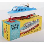 Corgi Toys 104 Dolphin 20 Cruiser on Wincheon Trailer