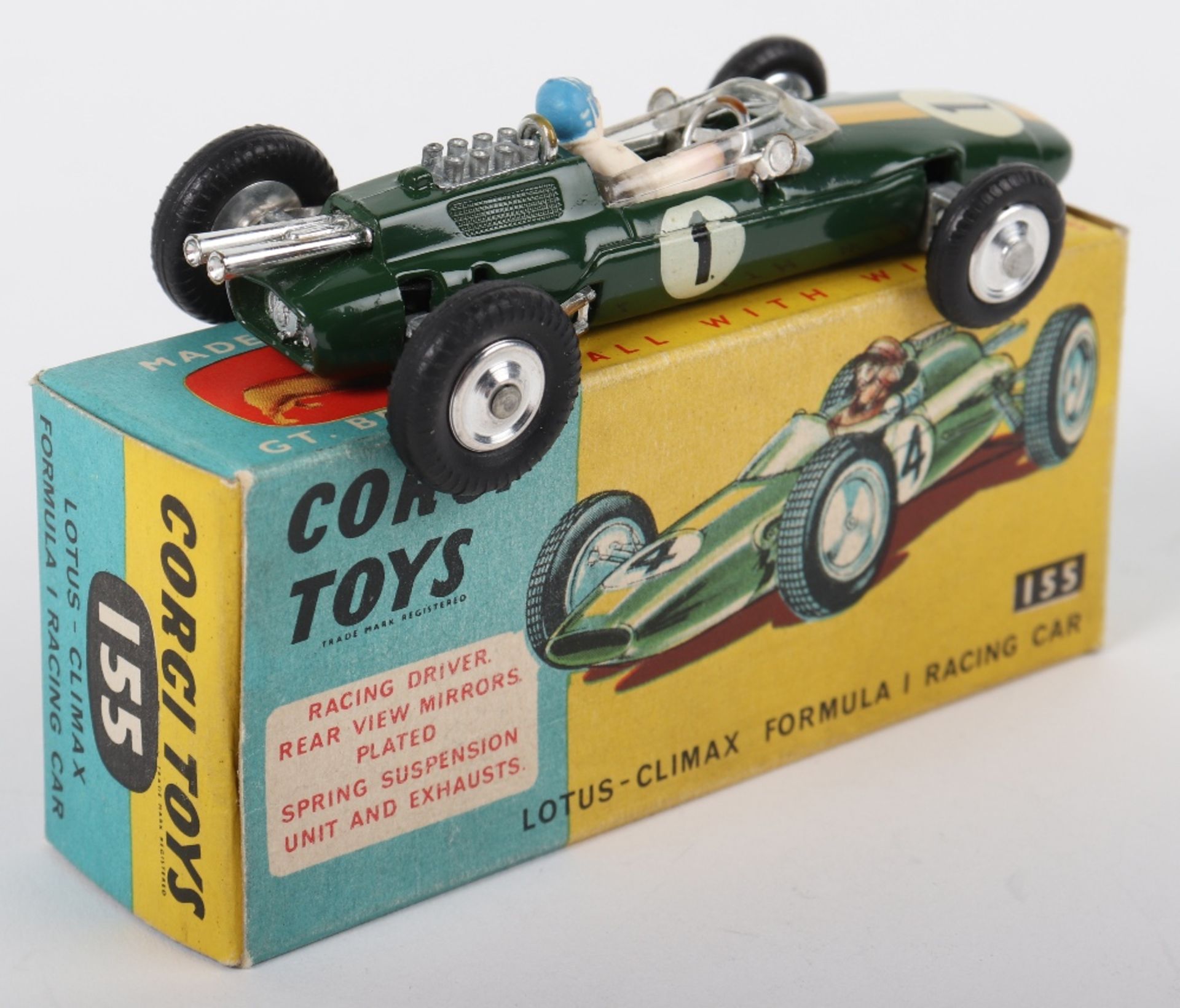 Corgi Toys 155 Roger Clarkes Lotus Climax Formula 1 Racing Car - Bild 2 aus 2