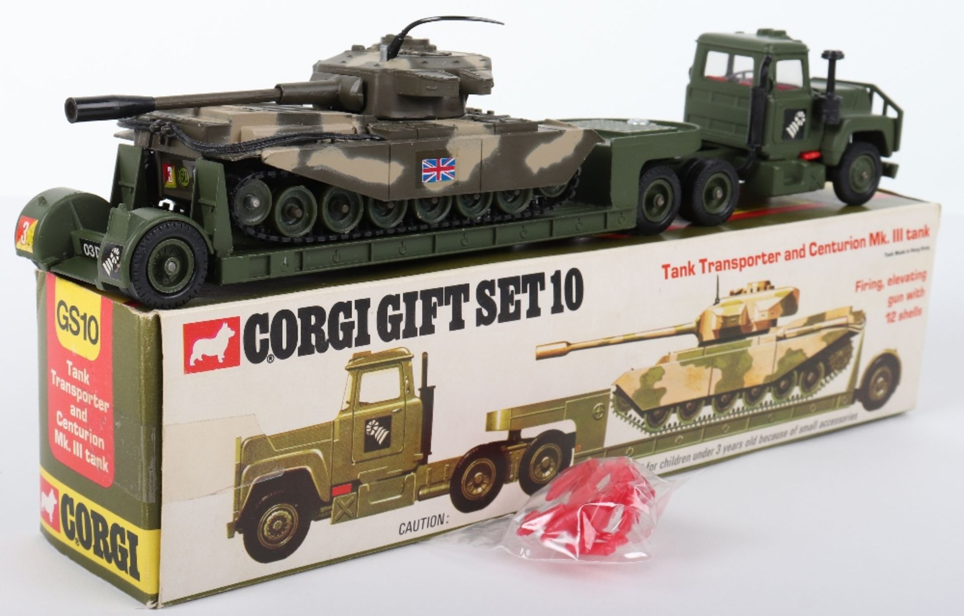 Corgi Toys Gift Set 10 Tank Transporter and Centurion Mk.III Tank - Bild 2 aus 6
