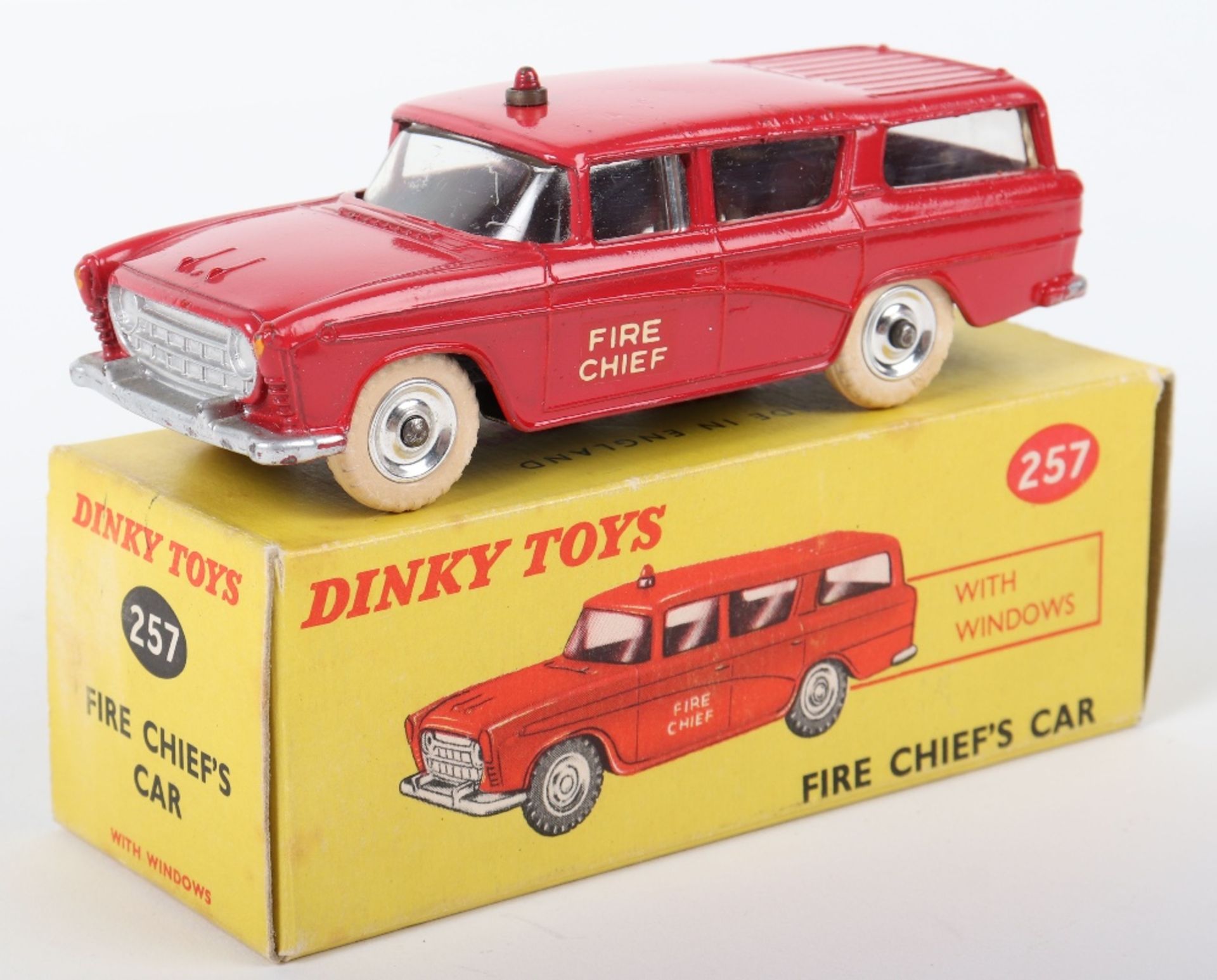 Dinky Toys 257 Nash Rambler Fire Chiefs Car - Bild 2 aus 3
