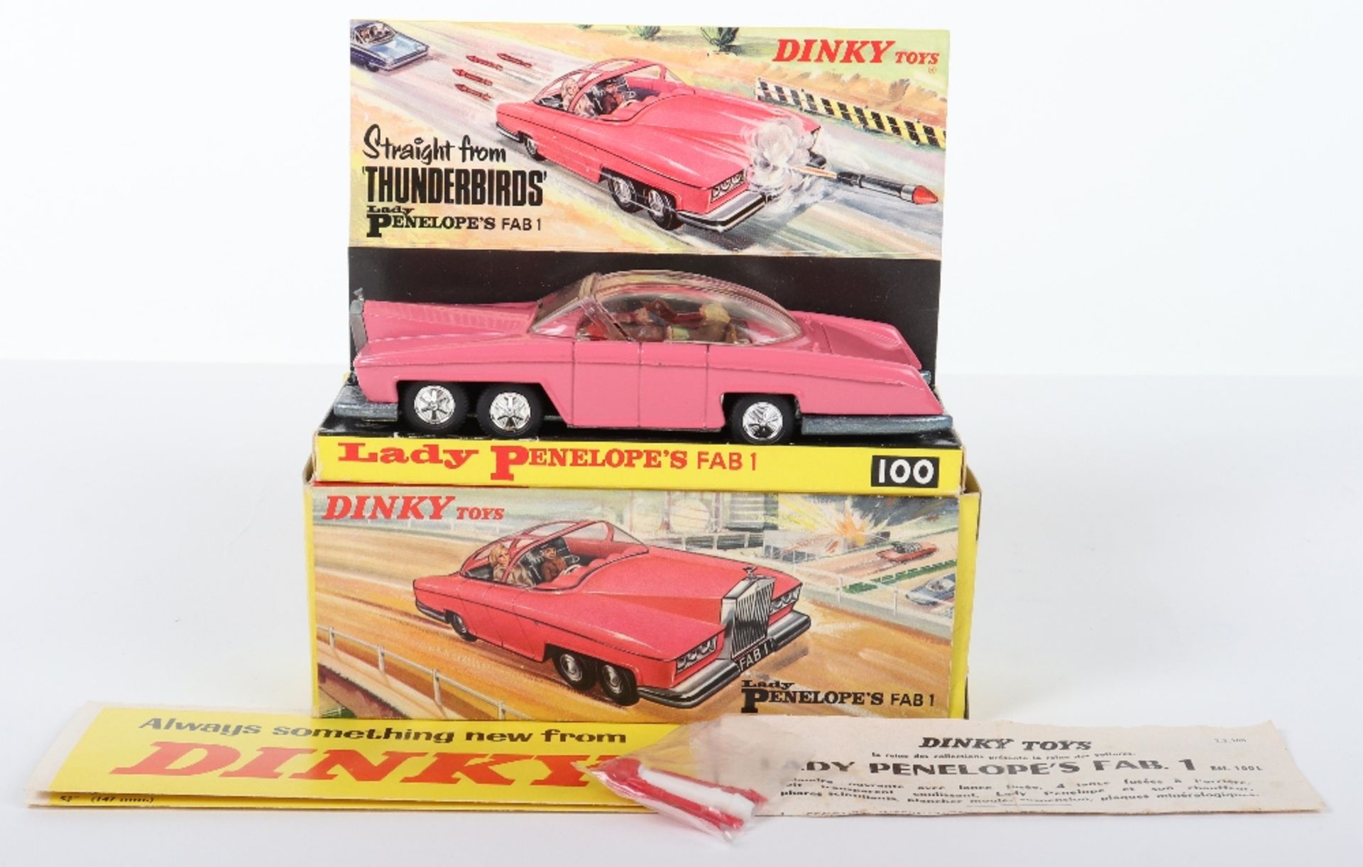 Dinky Toys 100 Lady Penelope’s FAB 1 From TV series ‘Thunderbirds’ - Bild 2 aus 4
