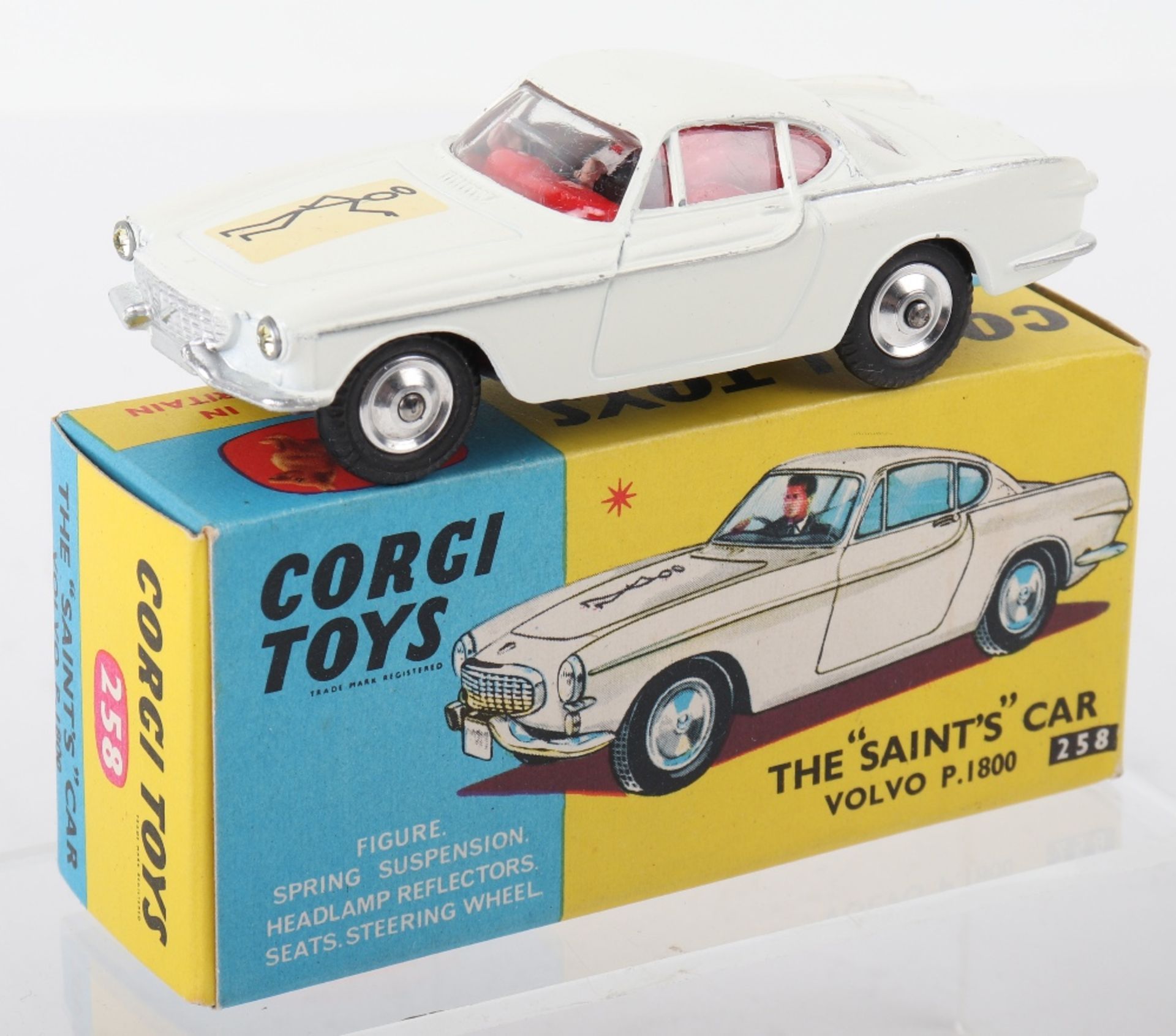 Corgi Toys 258 The “Saints” Car Volvo P.1800