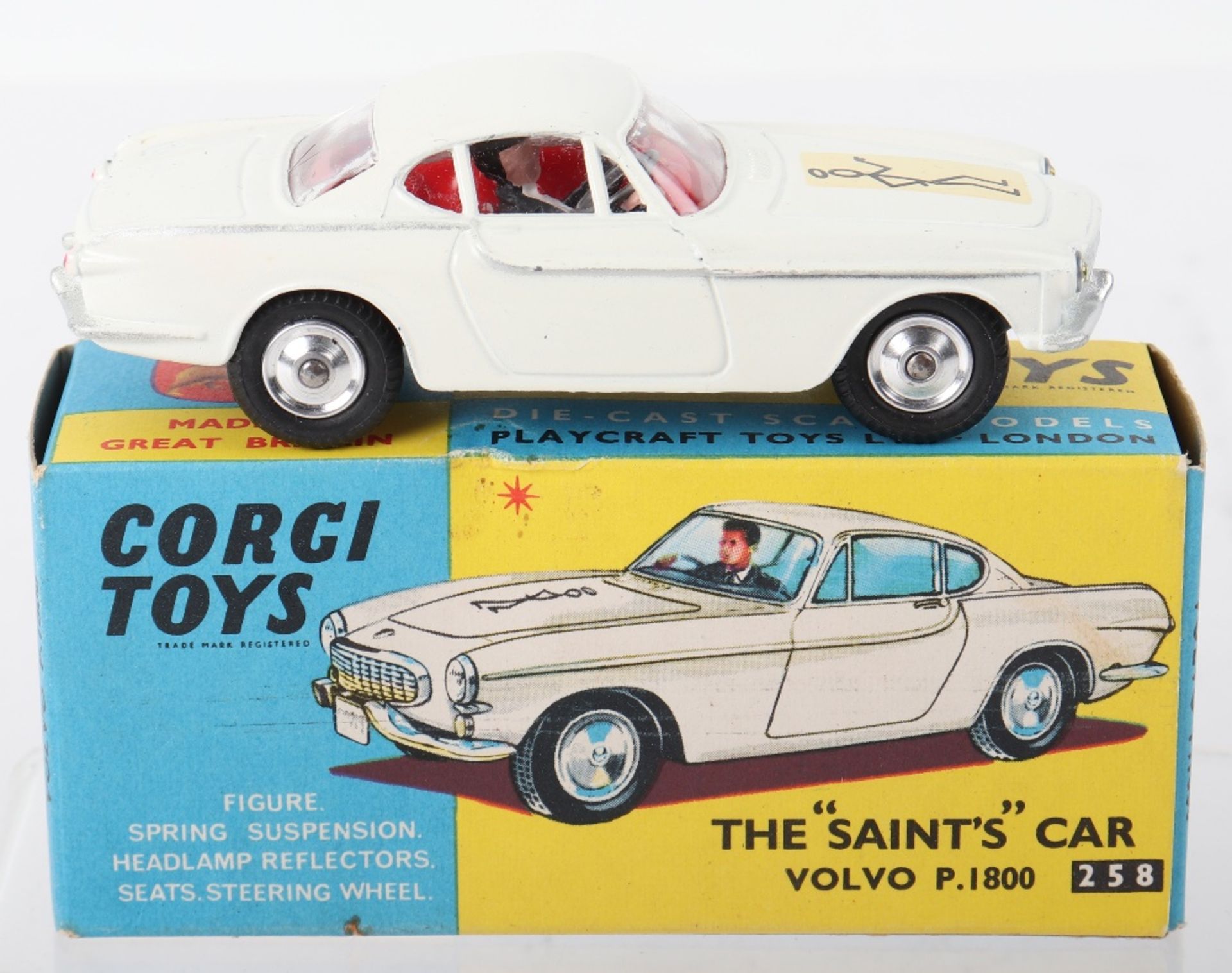 Corgi Toys 258 The “Saints” Car Volvo P.1800 - Bild 2 aus 5