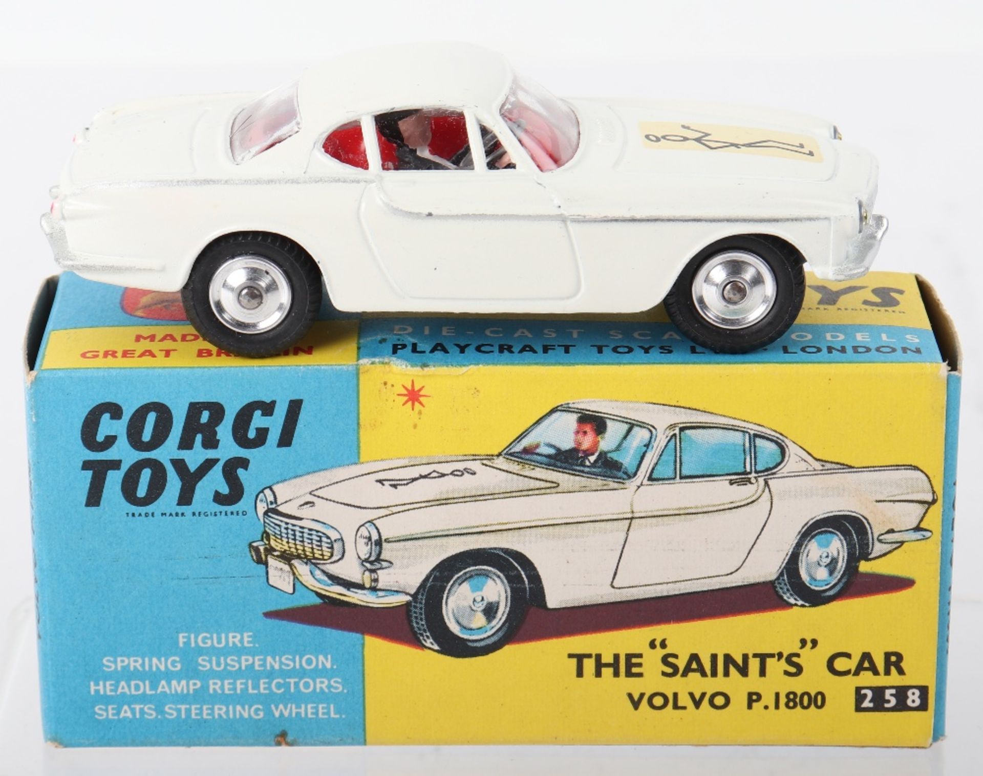 Corgi Toys 258 The “Saints” Car Volvo P.1800 - Image 2 of 5