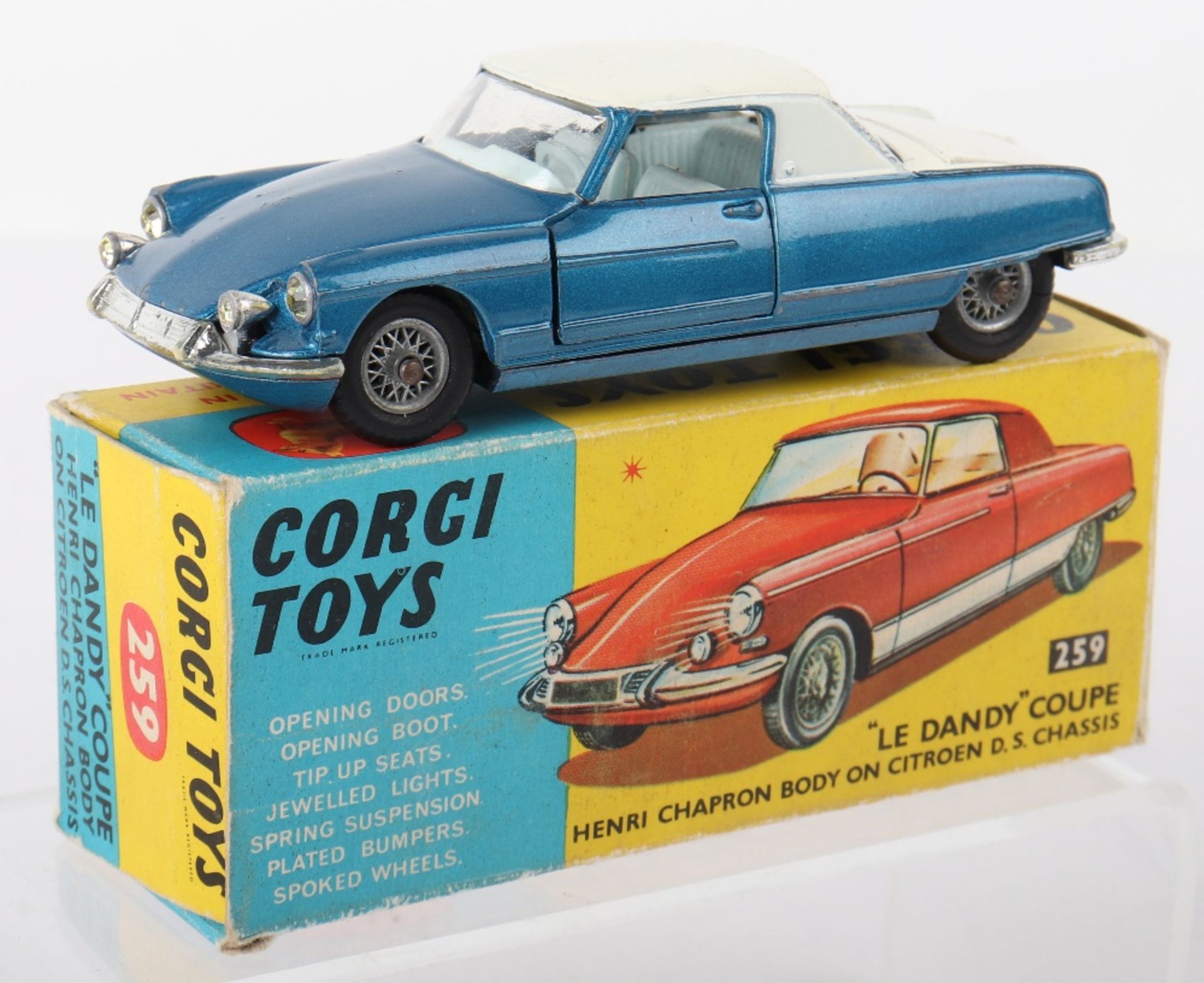 Corgi Toys 259 Citroen ” Le Dandy” Coupe