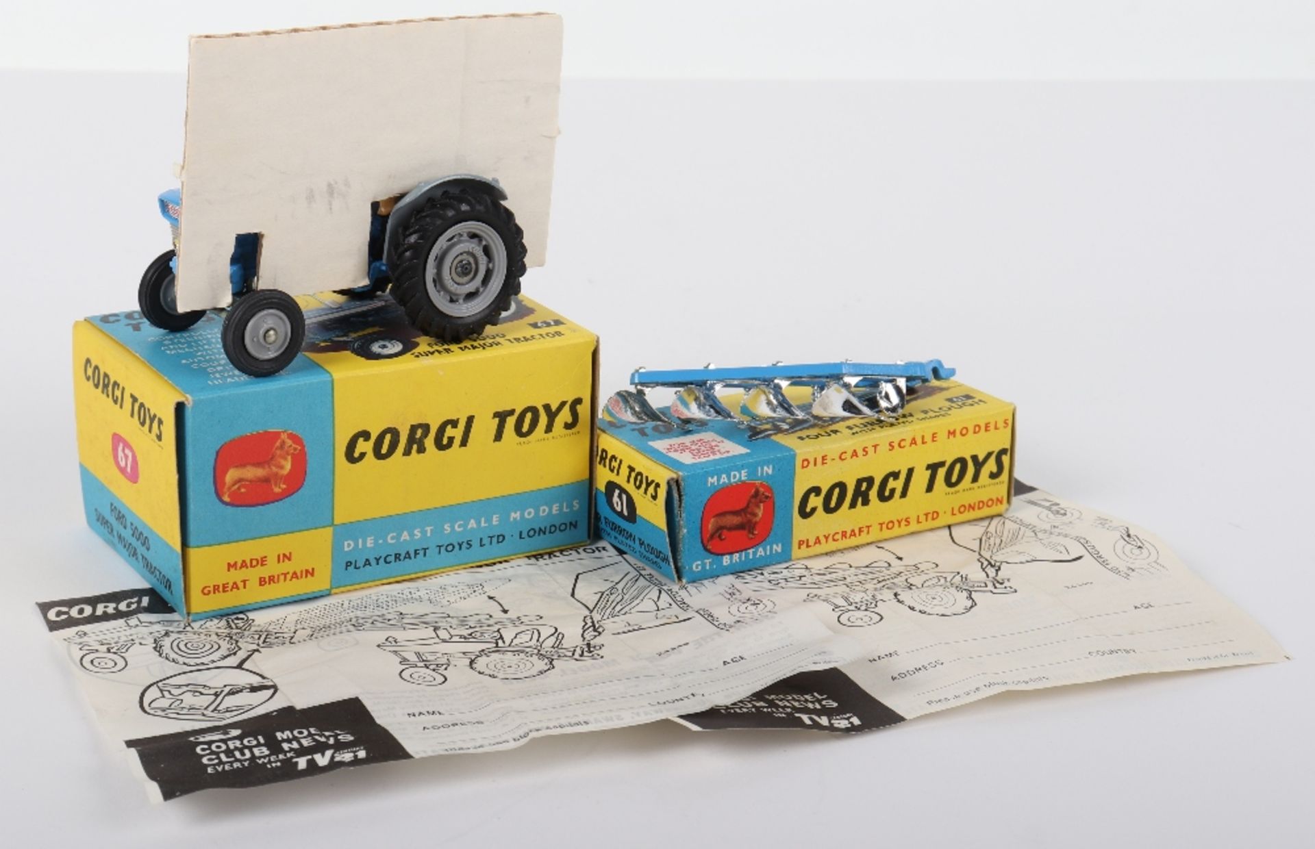 Corgi Toys 67 Ford 5000 Super Major Tractor - Image 3 of 3