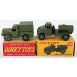 Two Dinky Toys Military Models