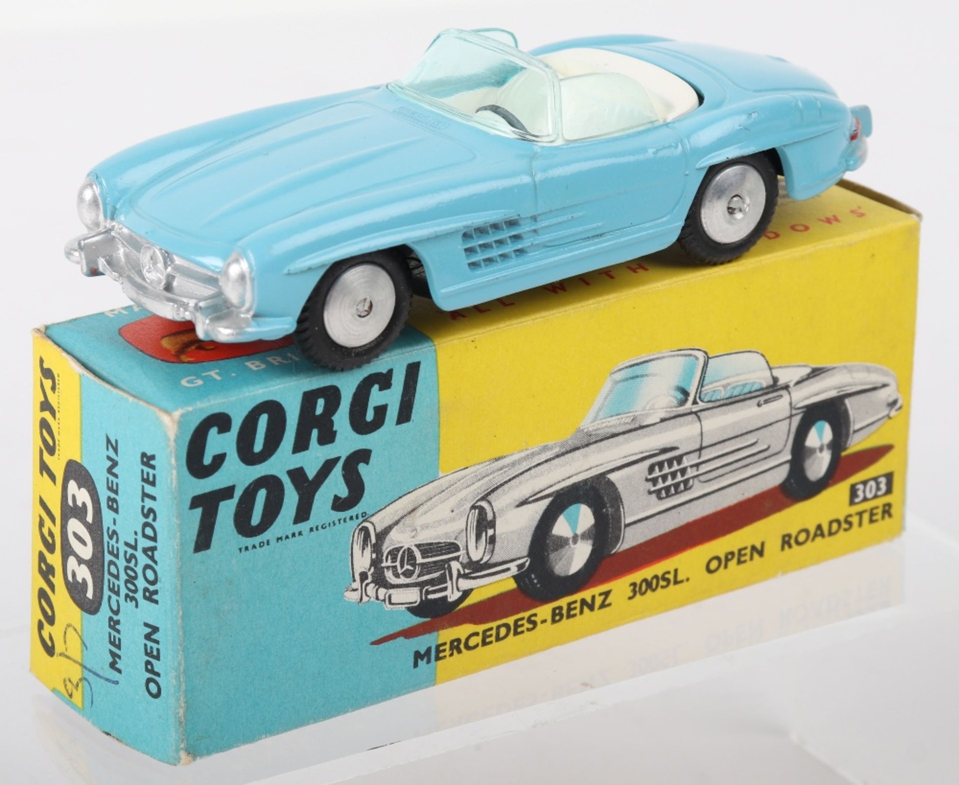 Corgi Toys 303 Mercedes-Benz 300SL. Open Roadster