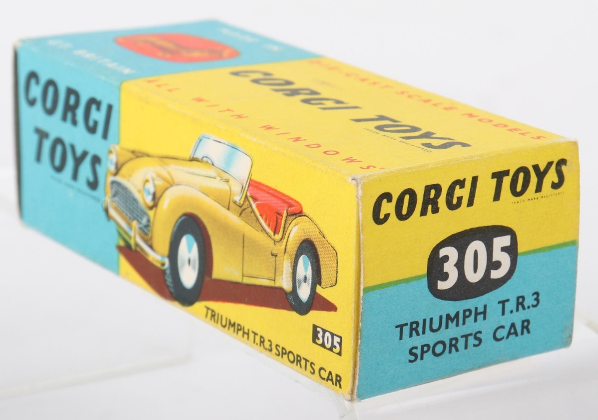 Corgi Toys 305 Triumph T.R.3 Sports Car - Image 4 of 5