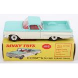 Dinky Toys 449 Chevrolet ‘El Camino’ pick-up truck