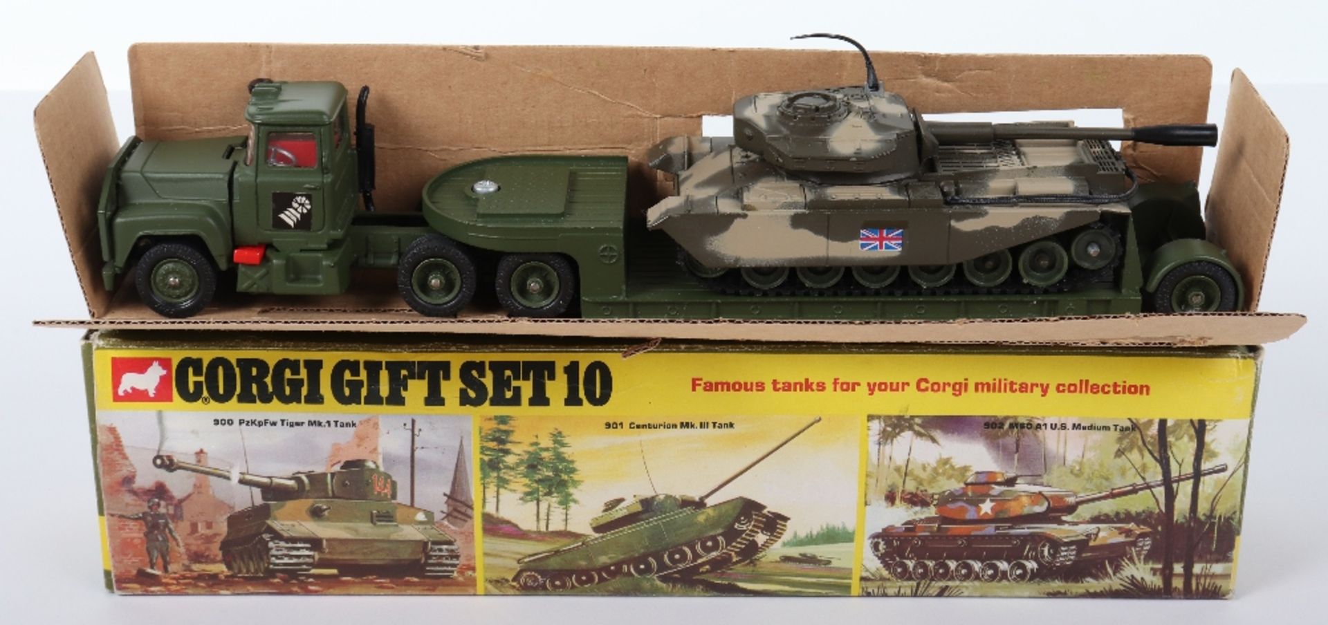 Corgi Toys Gift Set 10 Tank Transporter and Centurion Mk.III Tank - Bild 6 aus 6