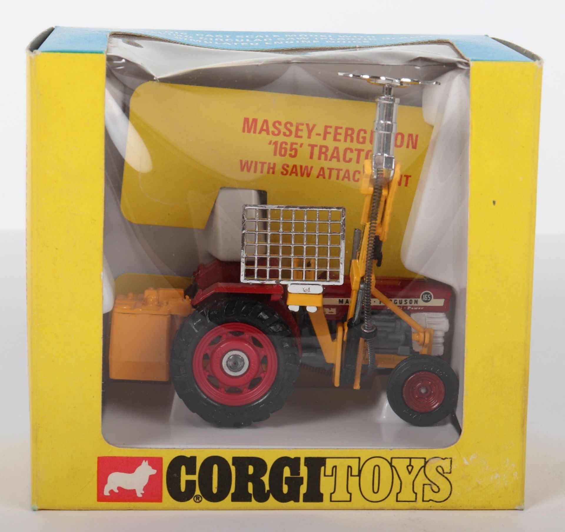 Corgi Toys Massey Ferguson 165 Tractor With Saw Attachment