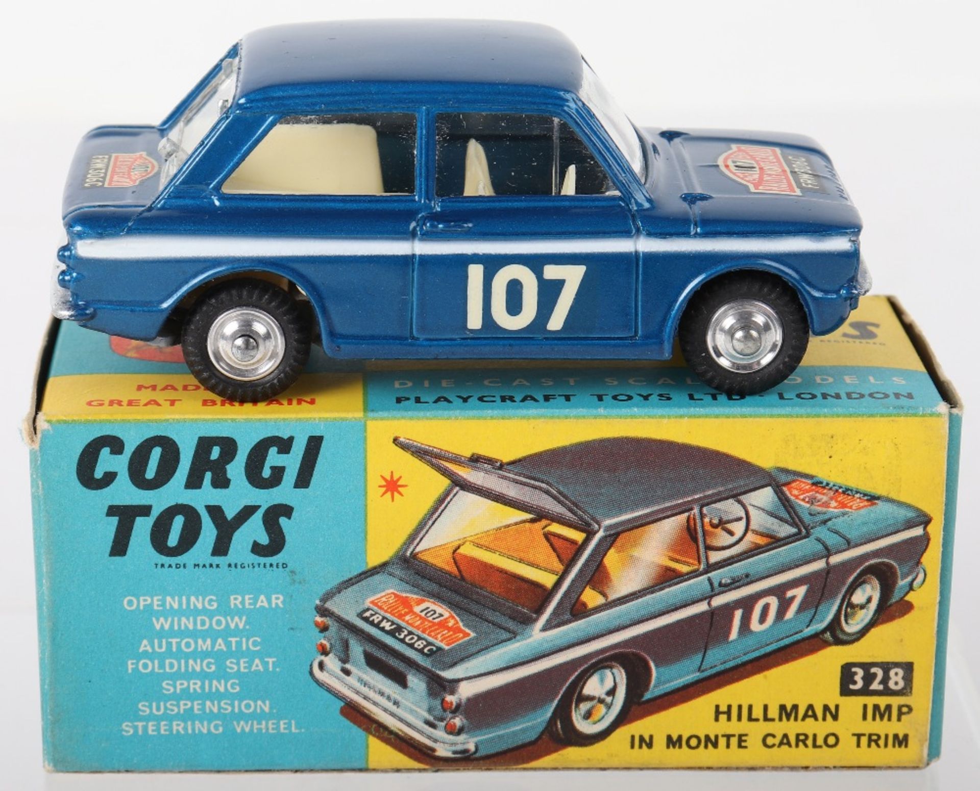 Corgi Toys 328 Hillman Imp 1966 Monte Carlo Trim